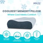 Gravity Coolest Memory Foam Pillow